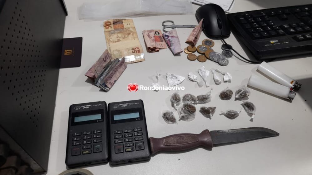 DISFARCE: Trio que puxava linha amarrada em drogas é preso pela PM 