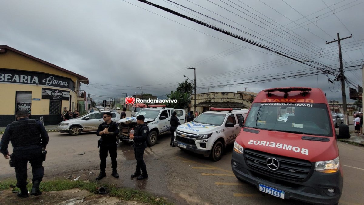 URGENTE: Viatura da PM se envolve em grave acidente no Centro