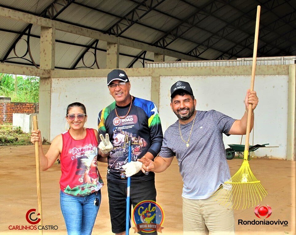 MUTIRÃO CULTURAL DA LIMPEZA - Barracões dos bumbás: Malhadinho e Flor do Campo