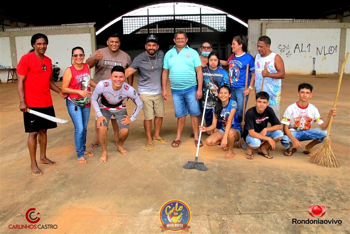 MUTIRÃO CULTURAL DA LIMPEZA - Barracões dos bumbás: Malhadinho e Flor do Campo
