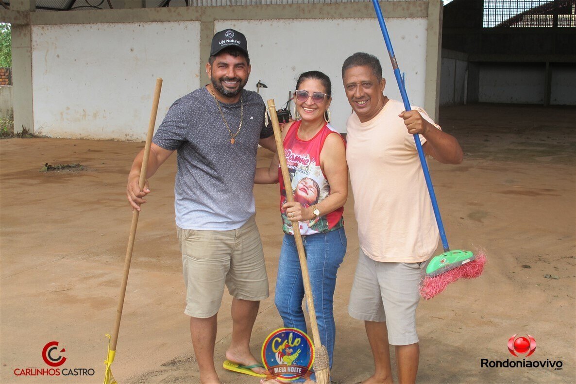 MUTIRÃO CULTURAL DA LIMPEZA - Barracões dos bumbás: Malhadinho e Flor do Campo