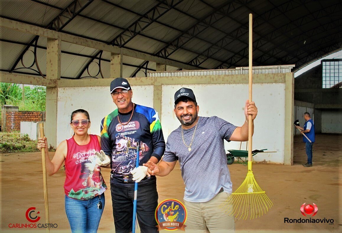 MUTIRÃO CULTURAL DA LIMPEZA - Barracões dos bumbás: Malhadinho e Flor do Campo