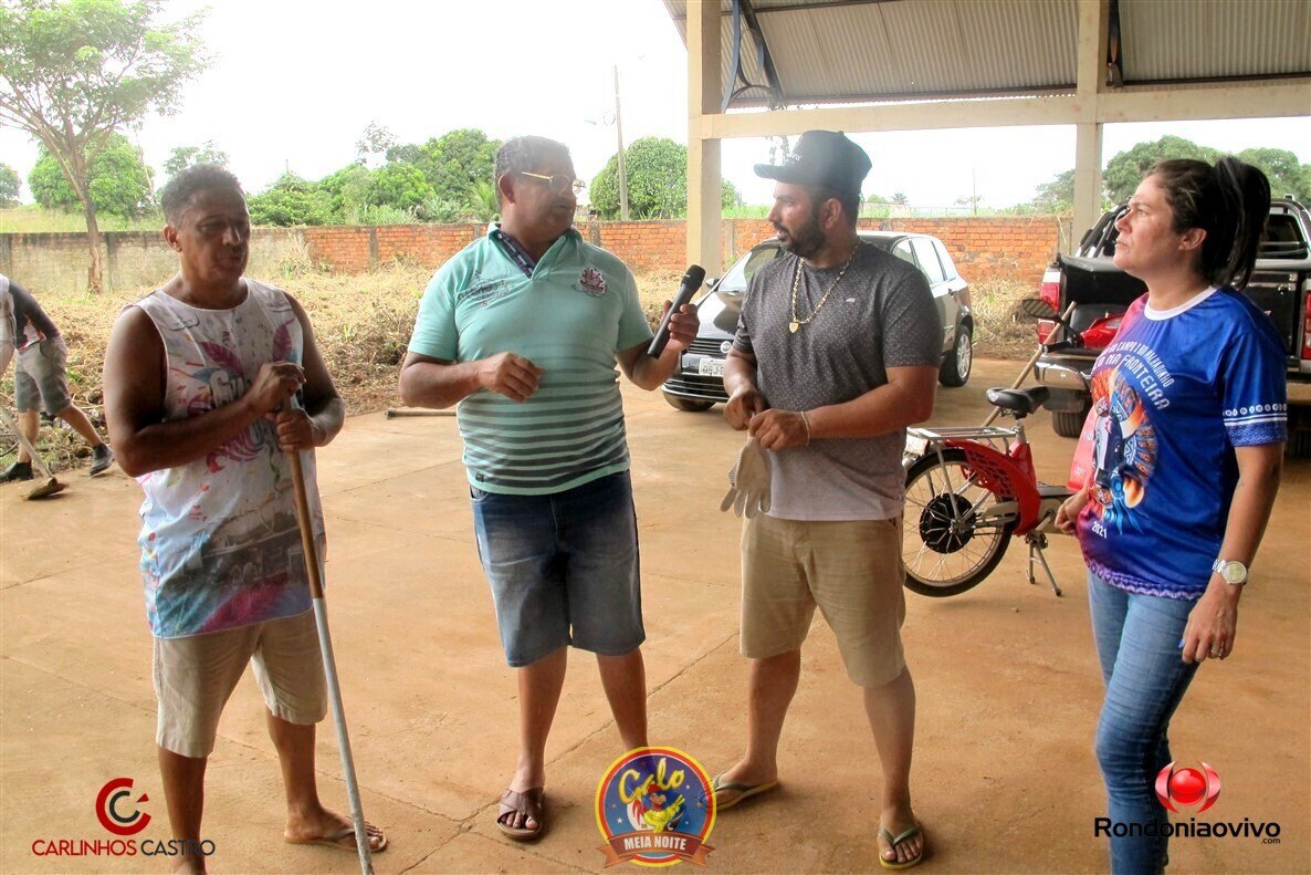 MUTIRÃO CULTURAL DA LIMPEZA - Barracões dos bumbás: Malhadinho e Flor do Campo