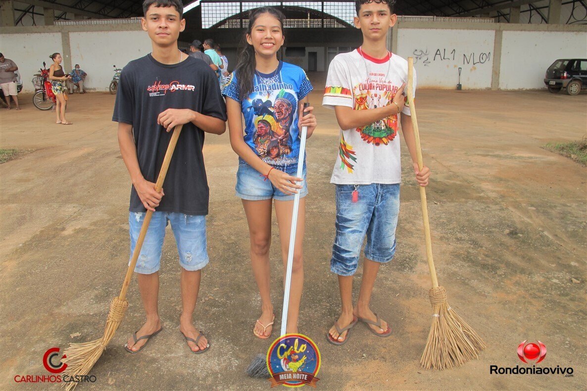 MUTIRÃO CULTURAL DA LIMPEZA - Barracões dos bumbás: Malhadinho e Flor do Campo
