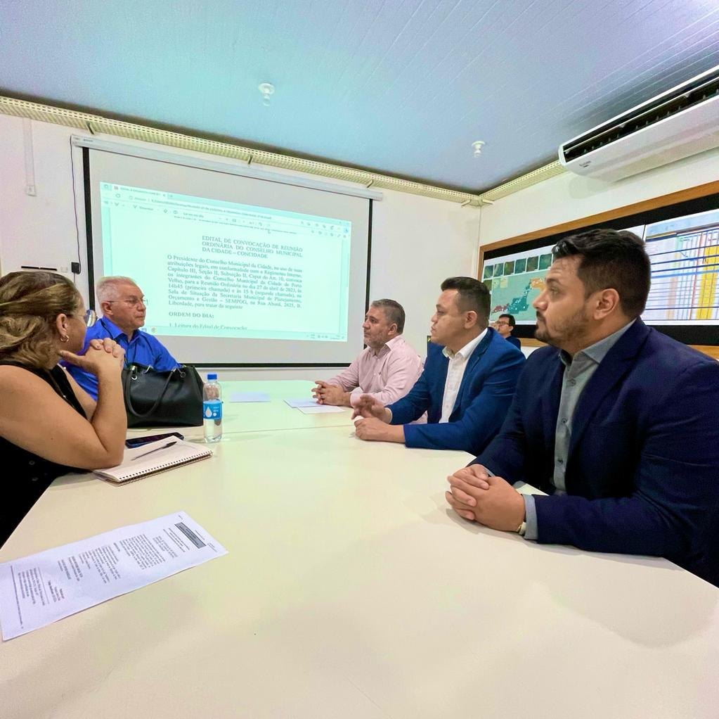 DR. GILBER: Vereador participa de reunião do Concidade em Porto Velho