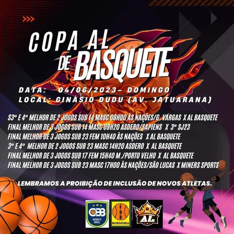 COMPETIÇÃO: Copa AL de Basquete acontece na capital