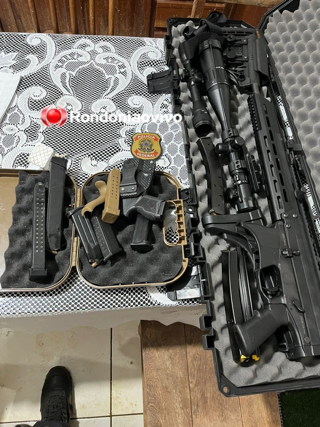 OPERAÇÃO TANGO: PF apreende armas e mais  de 500 munições durante buscas