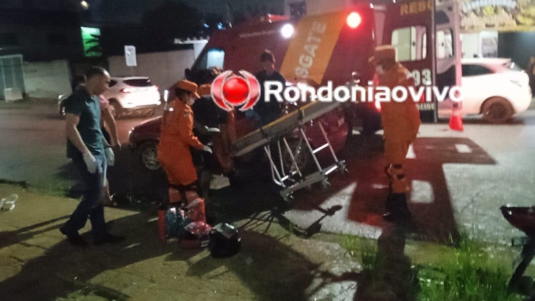 FERIDOS: Criança e pai são atingidos por carro na Avenida Calama