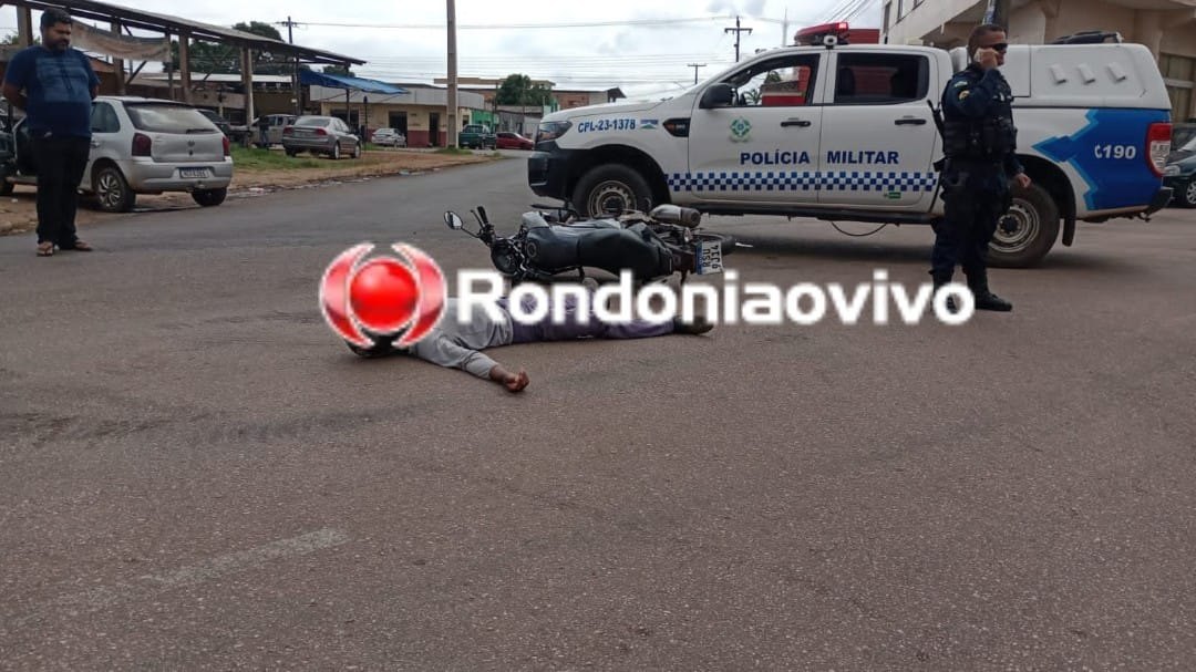 IMPRUDÊNCIA: Motorista de aplicativo causa grave acidente com motociclista