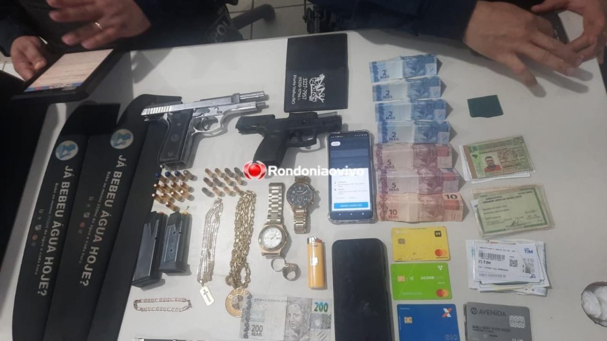 GUERRA ENTRE RIVAIS: Criminosos com pistolas são presos quando iam vingar morte de garoto 