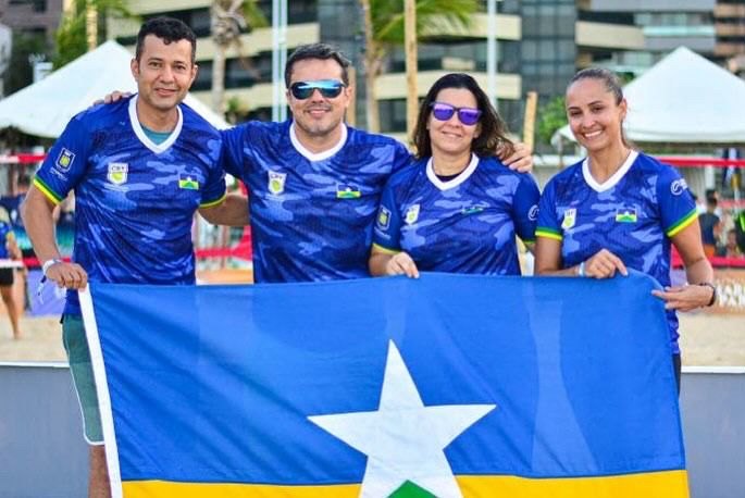 FORTALEZA: Seleção de RO compete na Copa das Federações de Beach Tennis