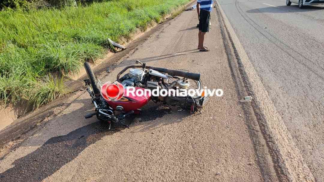 FATAL: Motociclista morre atropelado por carro na BR-364