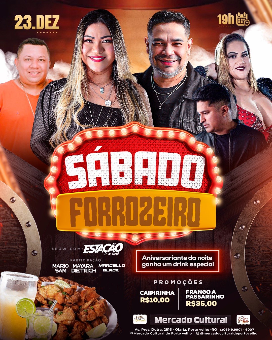 DIVERSÃO: Veja a programação artística do Mercado Cultural neste final de semana