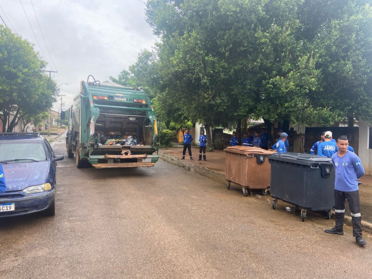 Treinamento Prático NR 38: Rondônia Limpeza Pública e Privada capacita coletores em Jaru