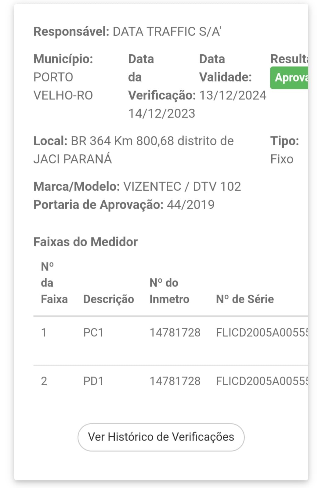 CALIBRADOS: Radares e bafômetros de Porto Velho são aprovados pelo Inmetro