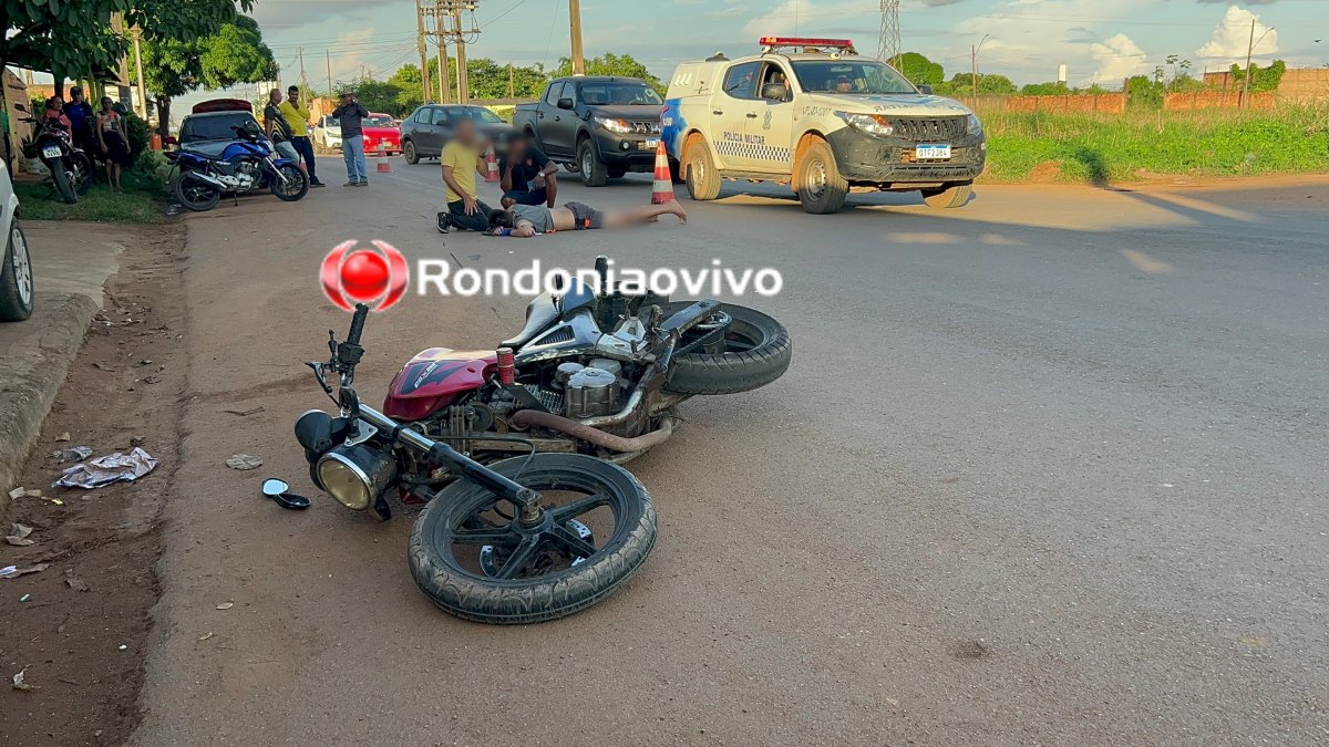 VÍDEO: Grave atropelamento deixa duas pessoas feridas na Amazonas