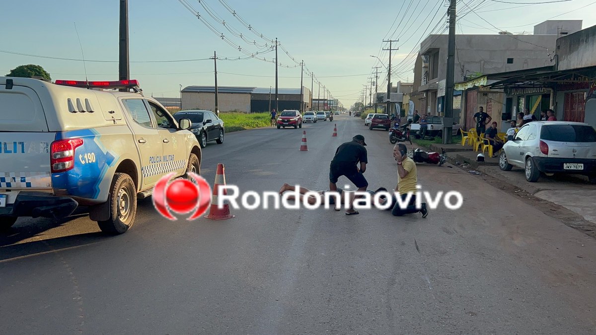 VÍDEO: Grave atropelamento deixa duas pessoas feridas na Amazonas