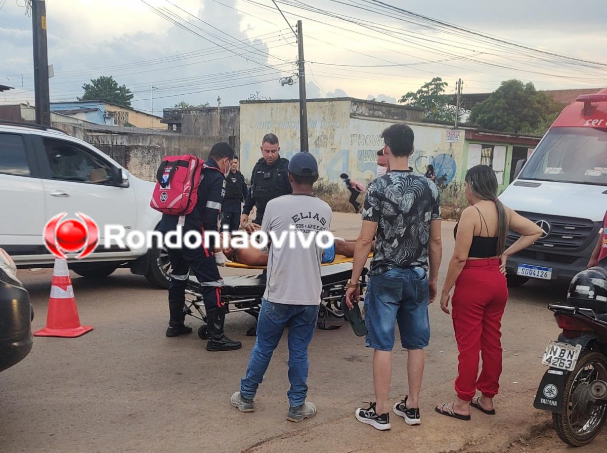VÍDEO: Reboque de moto se solta e atinge motociclista em frente de escola 