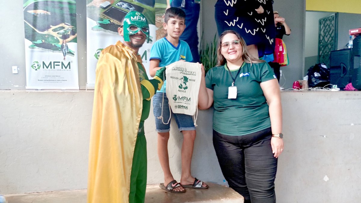 PIMENTA BUENO: Prefeitura e MFM impactam 1200 crianças com educação ambiental em parceria