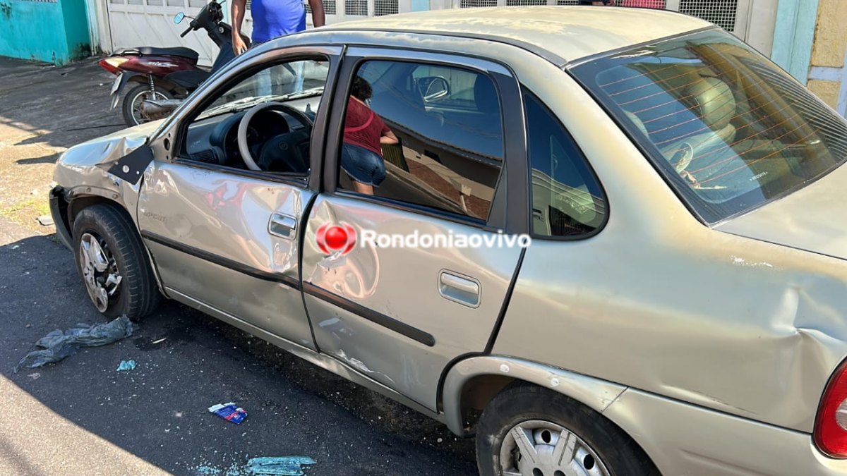 CASAL FERIDO: Câmera de vigilância flagrou gravíssimo acidente na zona Sul