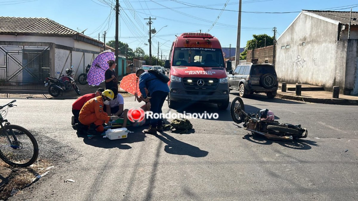 CASAL FERIDO: Câmera de vigilância flagrou gravíssimo acidente na zona Sul