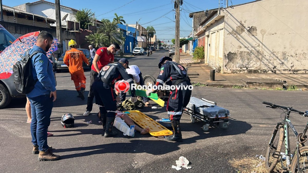 CASAL FERIDO: Câmera de vigilância flagrou gravíssimo acidente na zona Sul