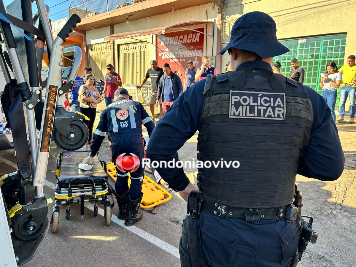 VÍDEO: Motociclista tem perna dilacerada em gravíssimo acidente