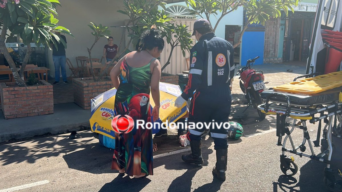 NA DUQUE: Farmacêutico sofre grave acidente após motorista cruzar preferencial 