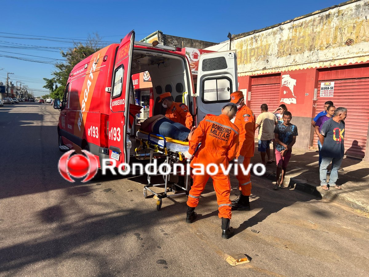 VÍDEO: Mulher fica em estado grave após condutora de Gol avançar cruzamento