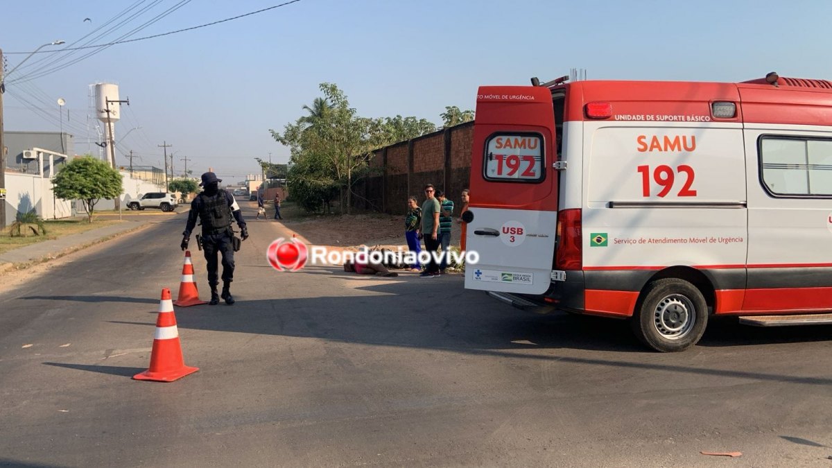 ACIDENTE: Batida entre motos na Tucunaré deixa mulher com ferimentos 