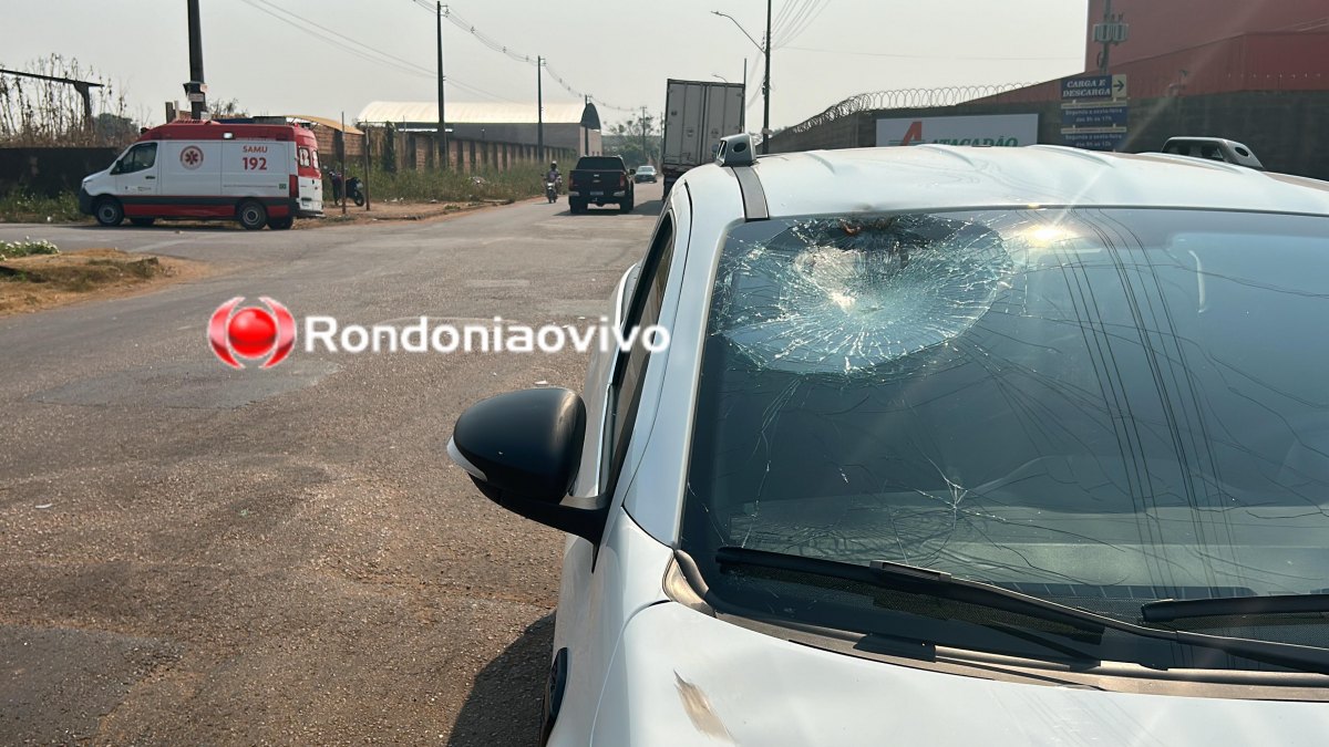 VÍDEO: Ciclista é gravemente atropelado por carro do governo ao lado do Atacadão