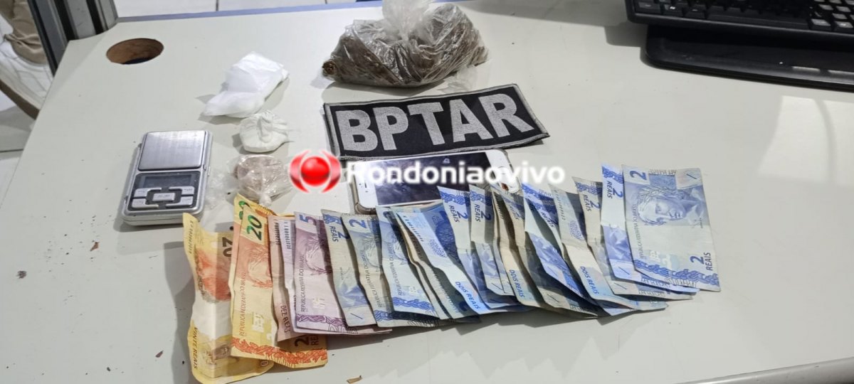 'SUSTENTAR O FILHO': BPTAR prende acusado de vender drogas no beco da Duque de Caxias 
