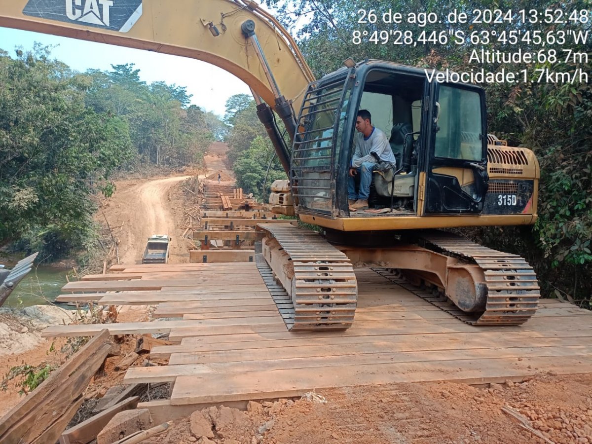 EDWILSON NEGREIROS: Vereador solicita conclusão de ponte em zona Rural de Porto Velho
