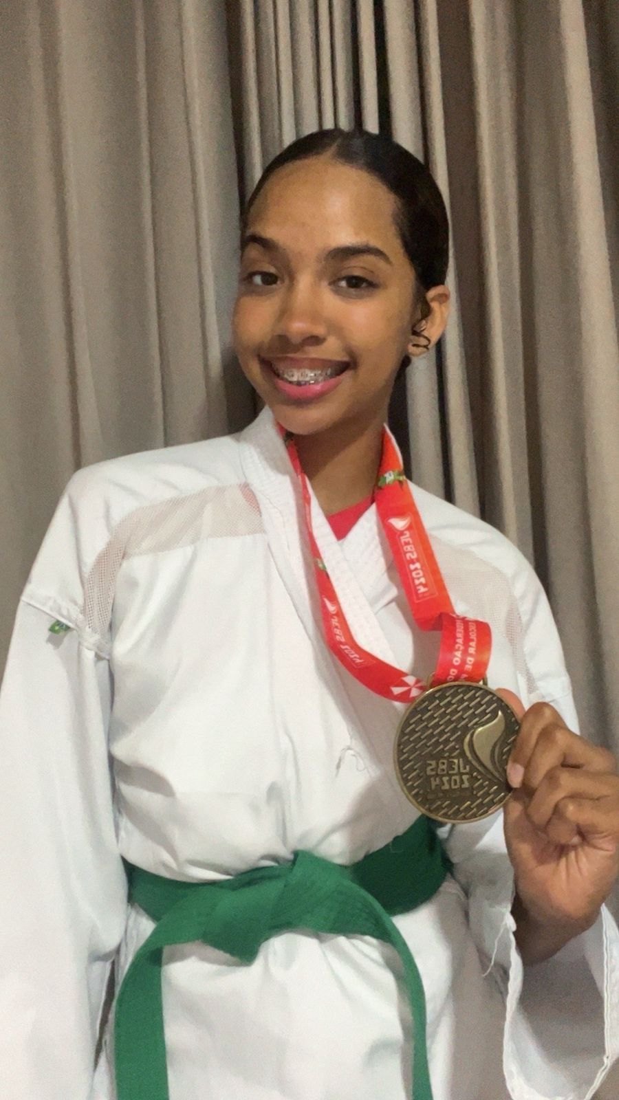 REPRESENTOU: Jovem de RO conquista medalha de bronze no JEBS Sub-14