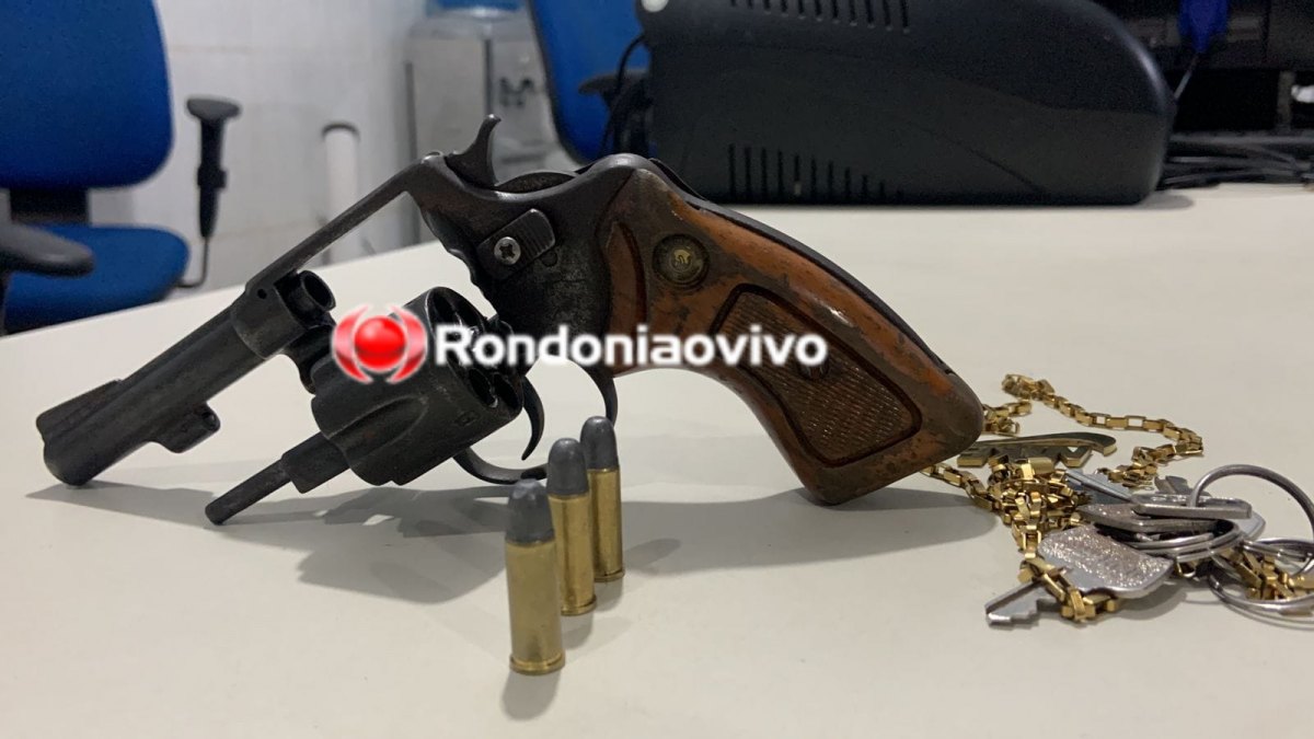 TOMOU A ARMA: Vítima de roubo reage e três adolescentes são detidos na capital 