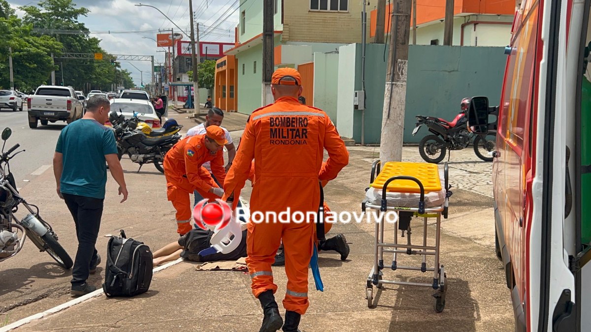 VÍDEO: Caminhonete passa por cima da cabeça de motociclista na Jorge Teixeira