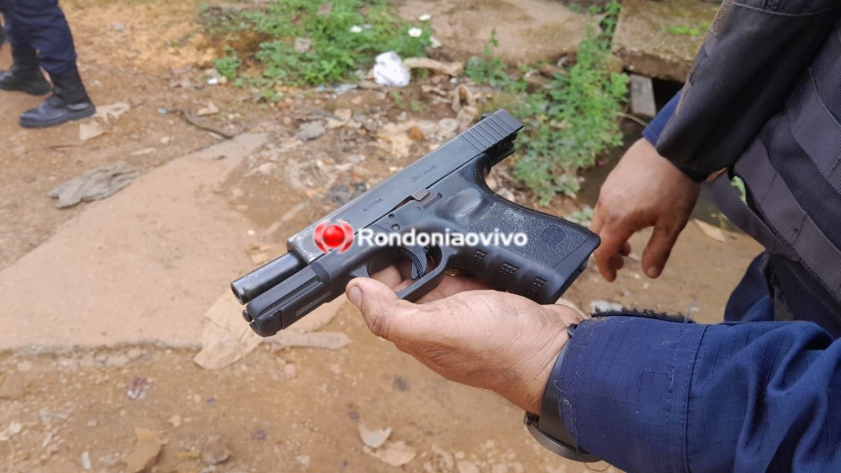 URGENTE: PM com helicóptero fazem cerco e prendem criminoso com arma de policial 