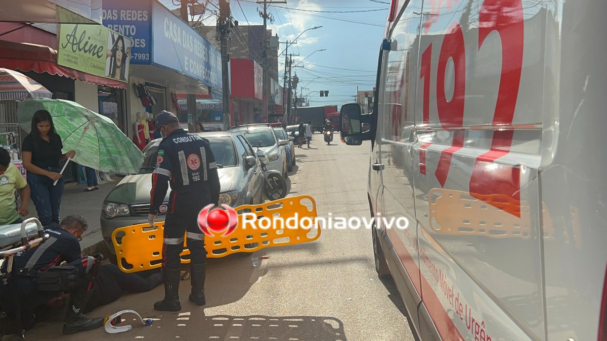 MULHER FERIDA: Mais um grave acidente é registrado na zona Sul de Porto Velho