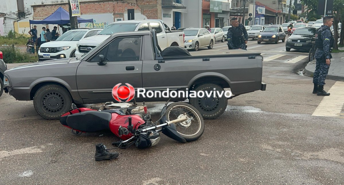 VÍDEO: Passageira de moto app fica ferida em grave batida frontal