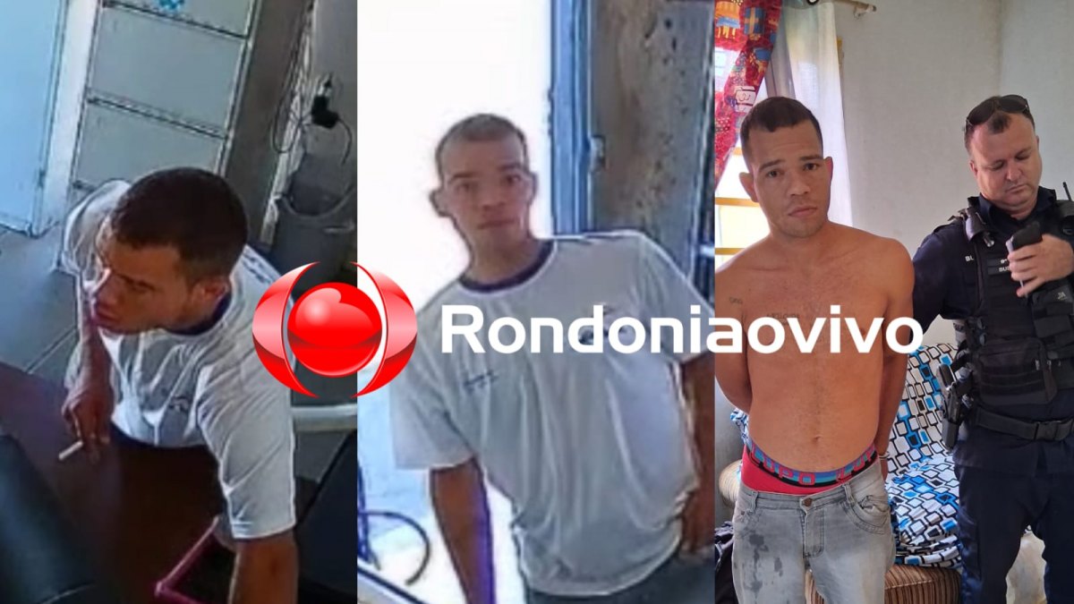 VÍDEO: Apenado 'Baratinha' é preso após ser filmado cometendo furto em empresa 