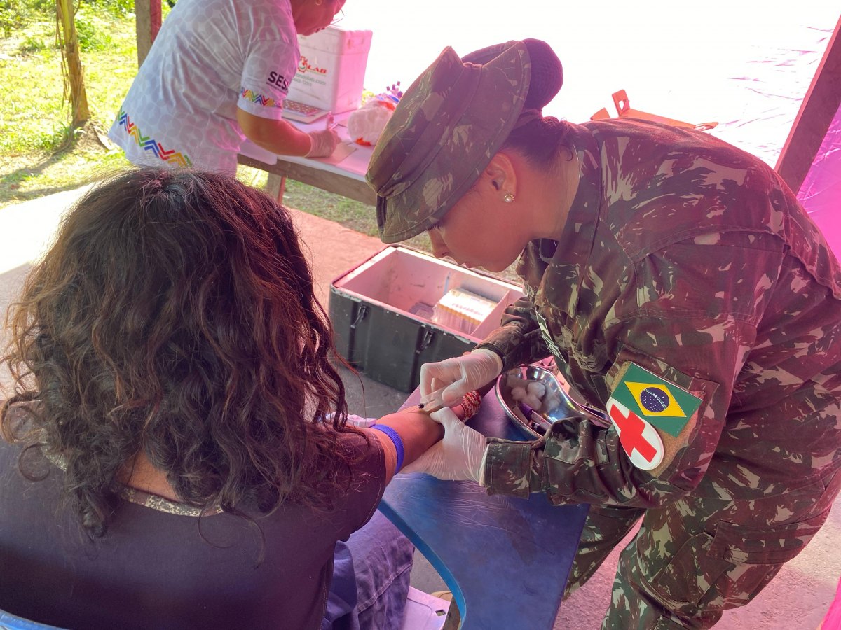 INDÍGENAS DA AMAZÔNIA: 17ª Brigada de Infantaria de Selva realiza Ações Cívico-Sociais em aldeias 