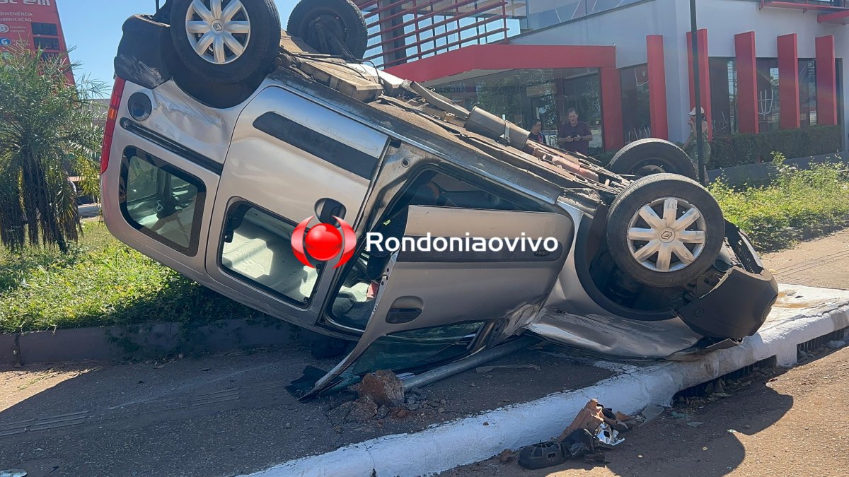 VÍDEO: Três pessoas ficam feridas após grave acidente entre carros e ciclista 