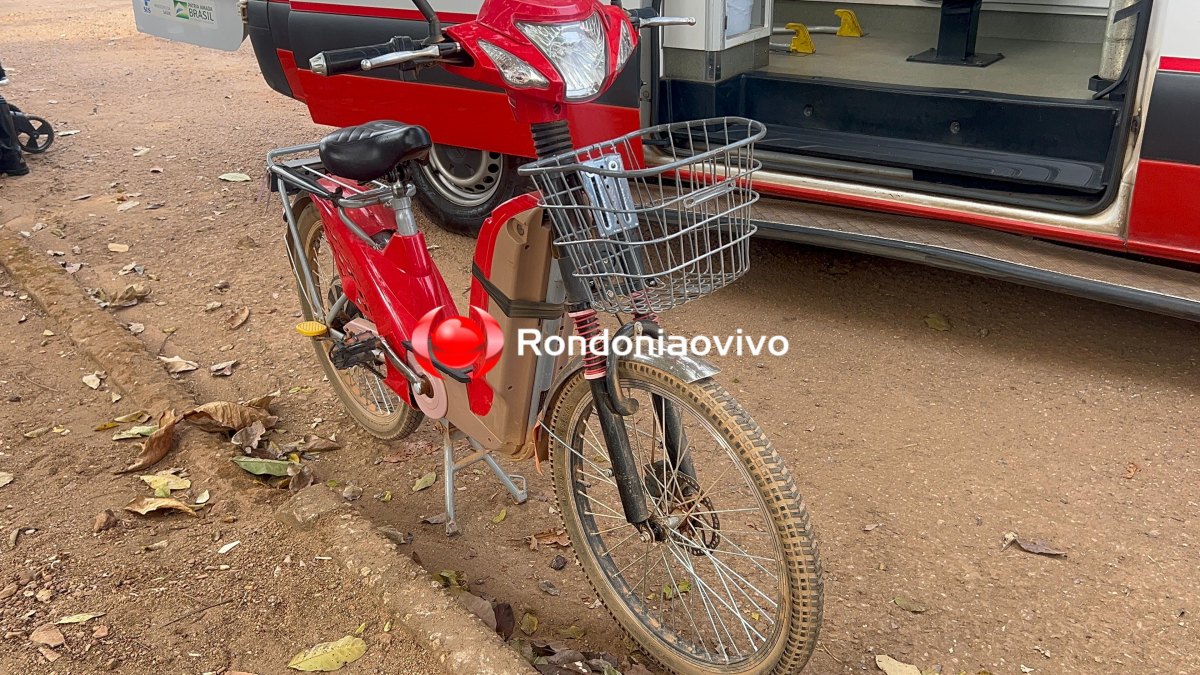 VÍDEO: Carroceiro foge após atropelar ciclista em Porto Velho