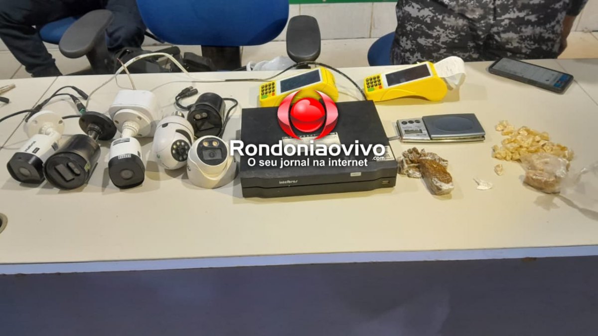 NA DANIELA: Operação da Força Tática fecha boca de fumo em bar e prende acusado