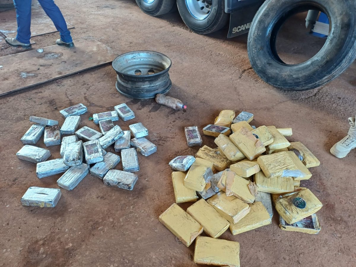 TRÁFICO DE DROGAS: PRF em Rondônia apreende cerca de 200 kg de entorpecentes 