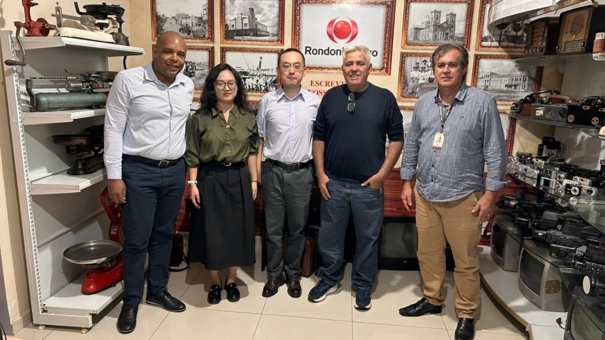MEMÓRIA DA COMUNICAÇÃO: Representantes da Embaixada da China visitam o Rondoniaovivo em Porto Velho
