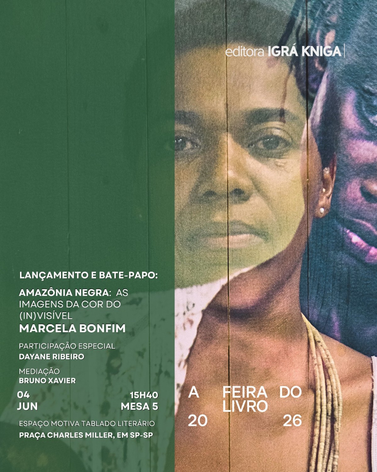 AMAZÔNIA NEGRA: Livro estreia na Feira do Livro com debate sobre identidade e pertencimento