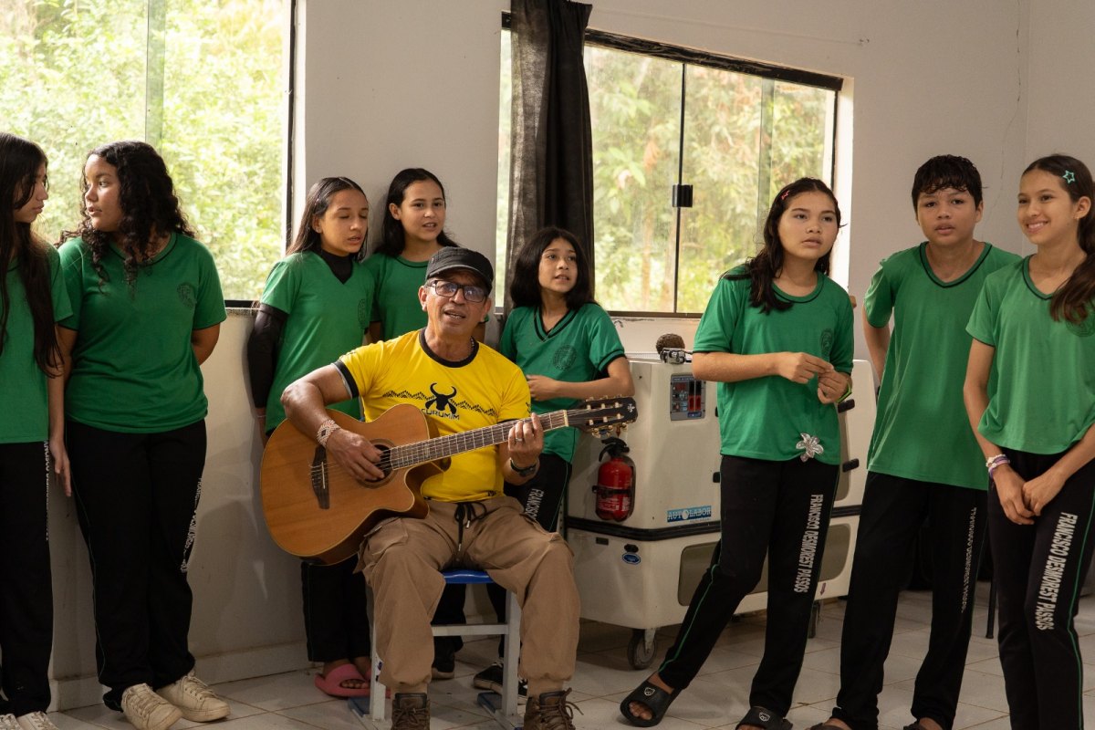 CAPACITAÇÃO: Teatros da Floresta realiza oficina teatral no distrito de Nazaré, Porto Velho