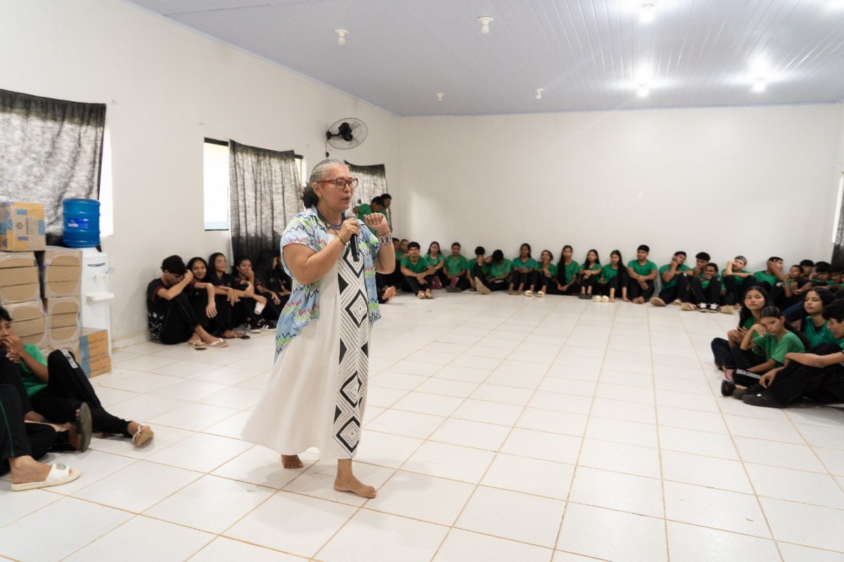 CAPACITAÇÃO: Teatros da Floresta realiza oficina teatral no distrito de Nazaré, Porto Velho