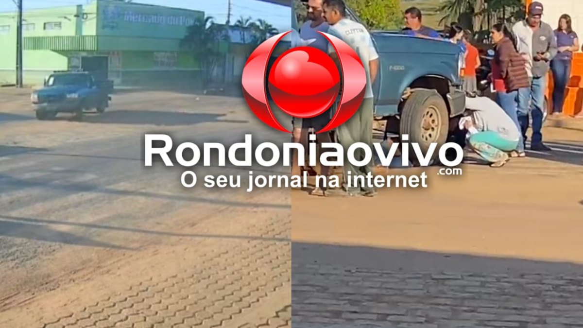 VÍDEO: Mulher em moto morre atropelada após condutor passar direto em lombada